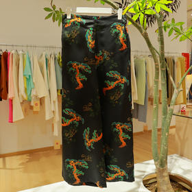 高腰阔腿裤(24709653墨染)