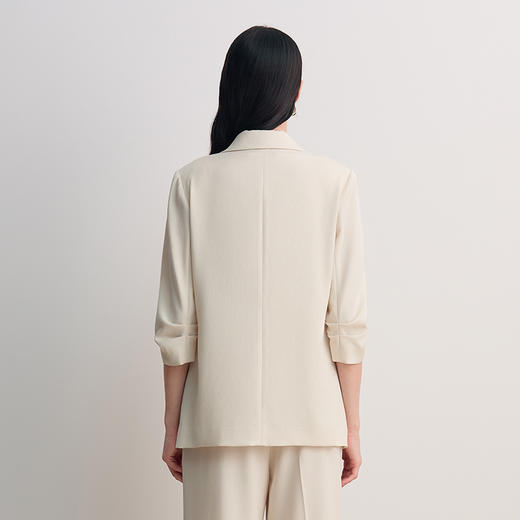 EITIE爱特爱气质干练修身七分袖显瘦西装外套2026春新款8503205 商品图5