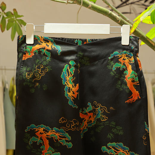 高腰阔腿裤(24709653墨染) 商品图1