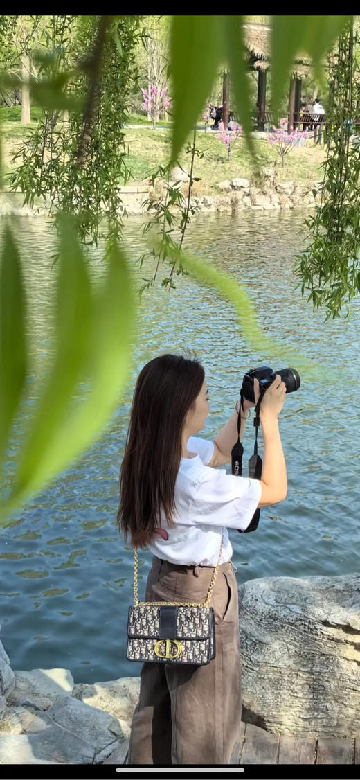 Dior 蒙田30 老花 中号 斜挎包 商品图3