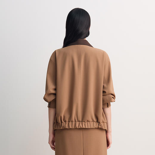 EITIE爱特爱简约通勤百搭收腰显瘦外套2026春季新款8503207 商品图5