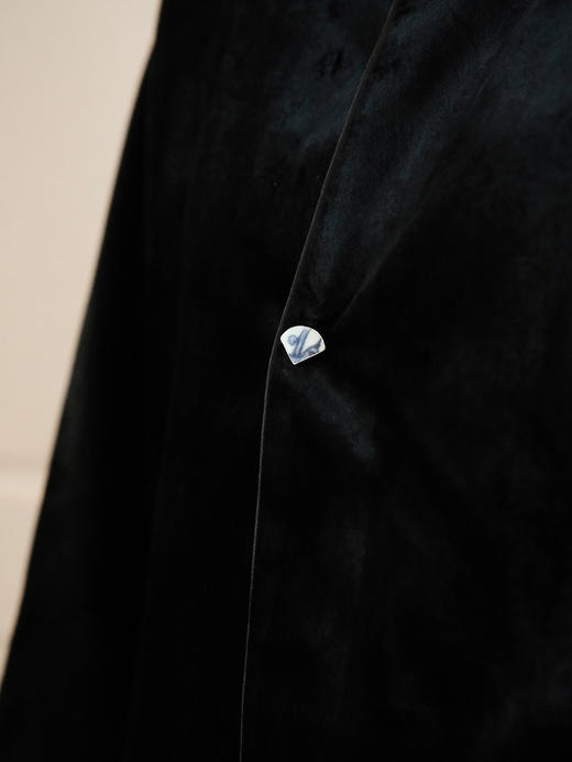 盛唐牡丹 | 丝绒拼锡绣袖口外套 商品图3