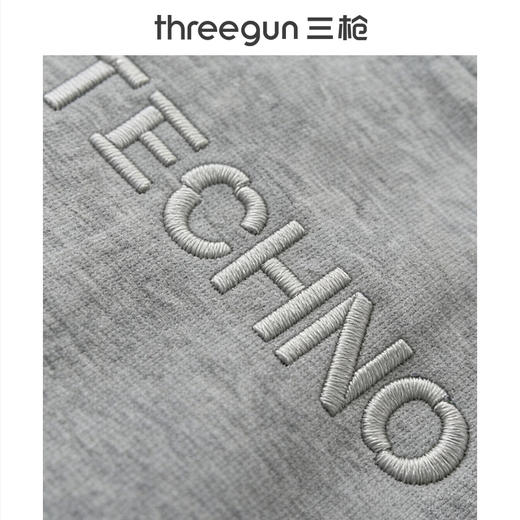 Threegun三枪 【超密绒】圆领男士长袖上衣打底衫-23149A911 商品图2