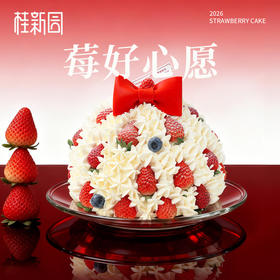 【莓好心愿】草莓季主题生日蛋糕