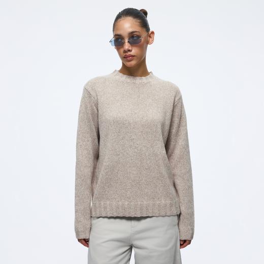 WassupHouse基础花纱圆领毛衣 商品图0