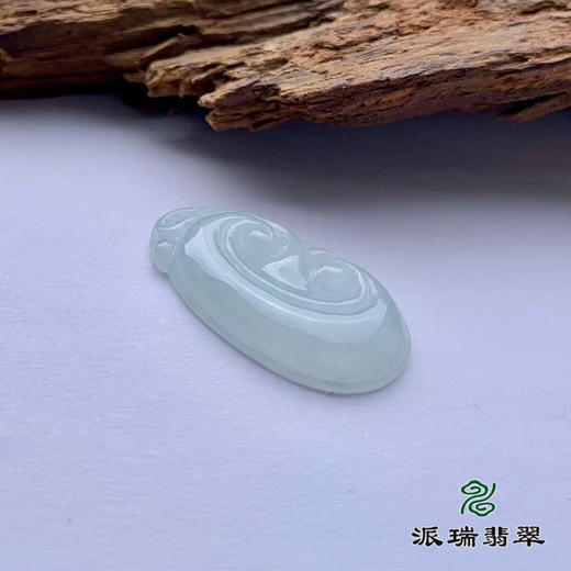 派瑞翡翠 翡翠挂件 糯种 浅绿 商品图4