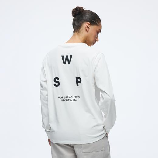 WassupHouse标点印花长袖T恤 商品图2