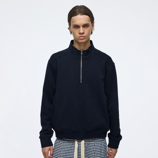 WassupHouse半拉分割立领卫衣 商品图2