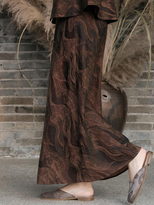 盛唐婧 | 轻奢鎏金沙漠香云纱时尚鱼尾裙 商品图1