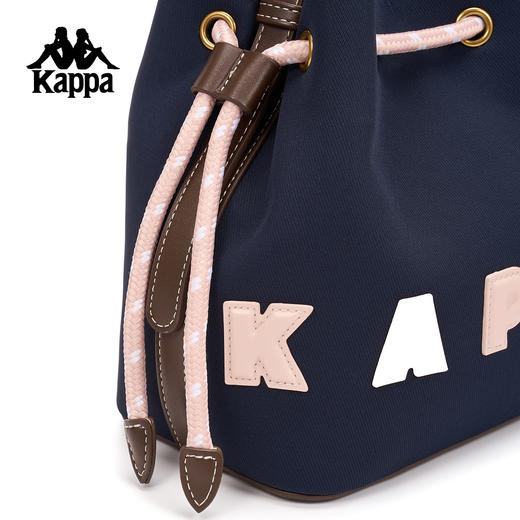 Kappa 抽绳水桶包女士新款单肩背包斜挎包轻便设计感包K0G28BD18 商品图3