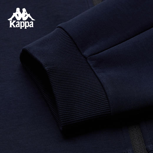 Kappa 2025新款运动外套男连帽拉链针织开衫休闲上衣K0G12MK41 商品图4