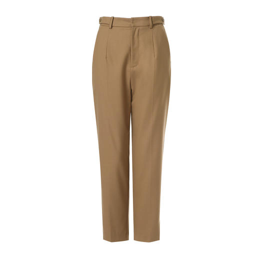 EITIE爱特爱气质高腰锥形显瘦极简通勤裤子春季新款8105809 商品图5