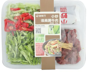 小炒淮南黄牛肉340g  告别刀系列  买放心菜就上瑞和泰