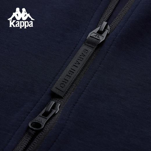 Kappa 2025新款运动外套男连帽拉链针织开衫休闲上衣K0G12MK41 商品图3