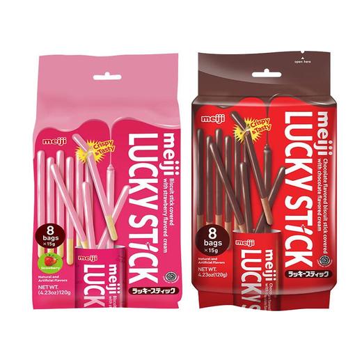 明治乐喜饼干120g（草莓味/巧克力味） 商品图2