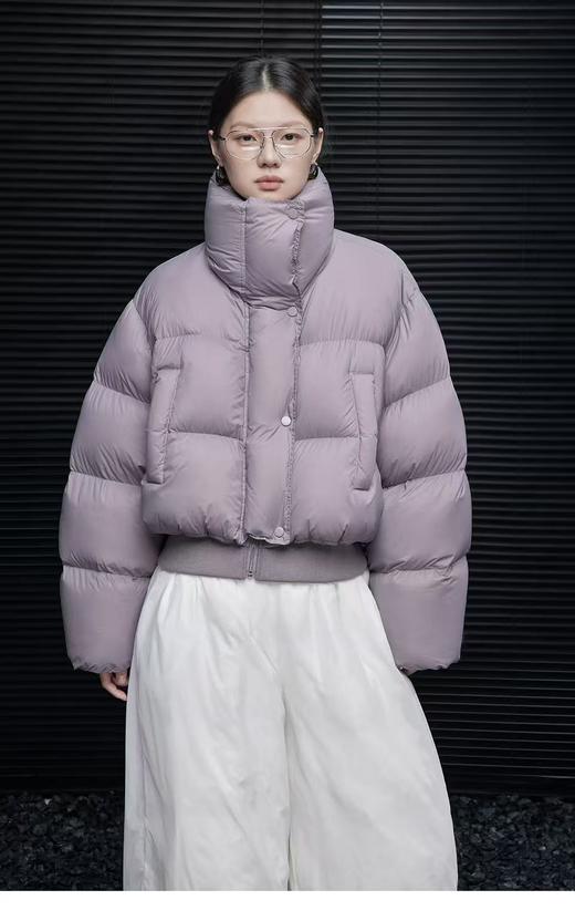 女王节抢购价-不参与退【自营】磁吸扣短款厚款面包服泡芙螺纹下摆棉服-喜出 商品图1