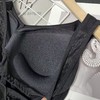【超暖美背】有胸垫～（乳胶胸垫）内里毛圈 V领螺纹棉修身美背-喜出 商品缩略图3