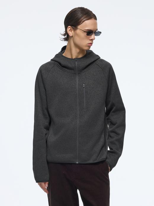 WassupHouse抓绒拉链连帽外套 商品图2