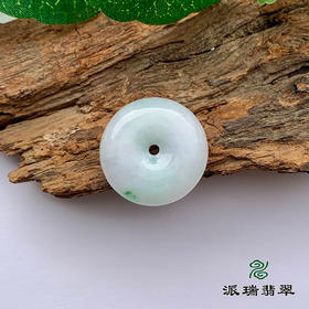 派瑞翡翠 翡翠挂件 糯种 飘翠