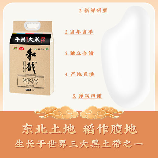 【吉林】平岗大米和龙系列家庭版5KG 商品图3