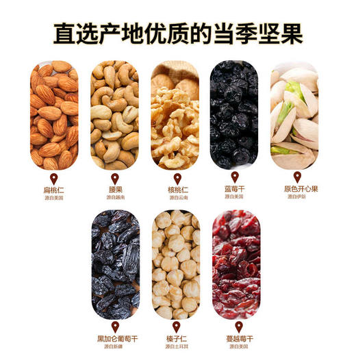 佰斯纳特每日坚果175g/152586	 干湿分离小包装混合坚果礼包 商品图1