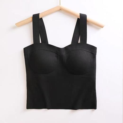 🔥【超暖美背】有胸垫～（蚕丝暖感衣）有胸垫可拆卸短款美背背心-喜出 商品图2