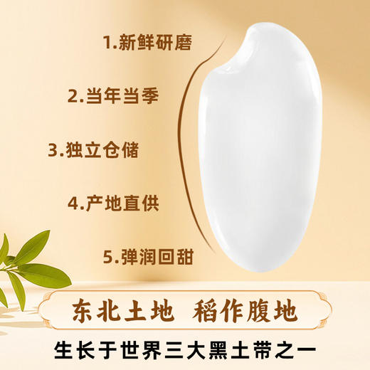 【吉林】平岗大米有稻礼有机系列家庭装5kg 商品图4