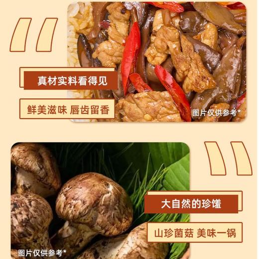 自嗨锅 牛肝菌味菌菇炒肉方便自热饭 300g/盒 商品图1