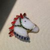 北京仓｜Gripoix Paris-coco Horse-白马王子 白色 小萌马 胸针［法国设计师］ 商品缩略图7