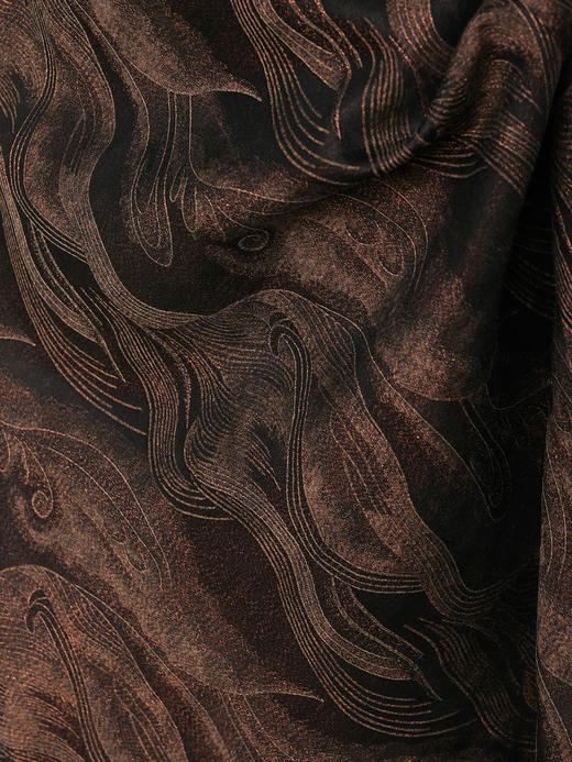 盛唐婧 | 轻奢鎏金沙漠香云纱时尚鱼尾裙 商品图2