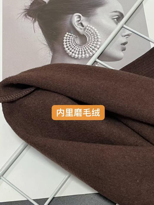 女王节抢购价-不支持退→【自营】【超暖美背】（内里磨毛）咖色宽肩带～宽松保暖背心美背-喜出 商品图3