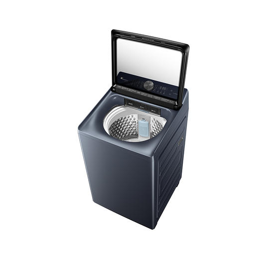 小天鹅（252268） TB10U2 波轮全自动洗衣机 瑾瑜蓝 门盖高光黑,白玻,普通银丝印 钢化玻璃 波轮式 220V,1Ph 50Hz 商品图2