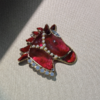 订购5个月到｜Gripoix Paris-blood horse-汗血宝马 赤红 小萌马 胸针［法国设计师］ 商品缩略图6
