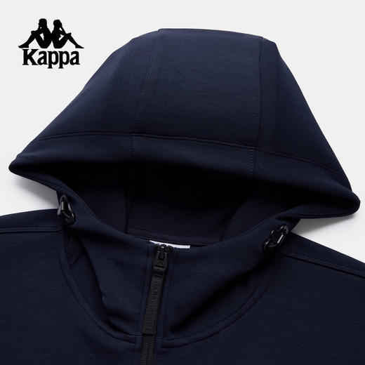 Kappa 2025新款运动外套男连帽拉链针织开衫休闲上衣K0G12MK41 商品图2