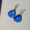 北京仓｜Gripoix Paris-Pop Glamour-透墨蓝 花瓣 琉璃 耳环［法国设计师］ 商品缩略图2