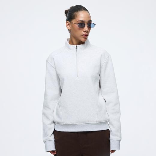 WassupHouse半拉分割立领卫衣 商品图1