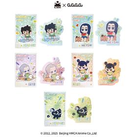 罗小黑战记 纳凉夏日系列 贴纸拍立得收藏卡 5包/盒 国谷