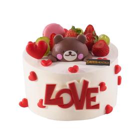 萌萌哒熊【动物奶油生日蛋糕】