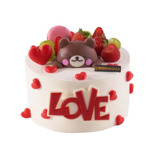 萌萌哒熊【动物奶油生日蛋糕】 商品图0