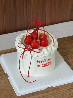 草莓新年小奶糕