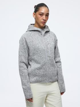 WassupHouse抓绒拉链连帽外套