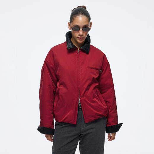 WassupHouse翻领花苞棉服 商品图1