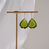 北京仓｜Gripoix Paris-Pop Glamour-苔藓绿 花瓣 琉璃 耳环［法国设计师］ 商品缩略图5