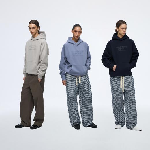 WassupHouse运动连帽插肩卫衣 商品图4