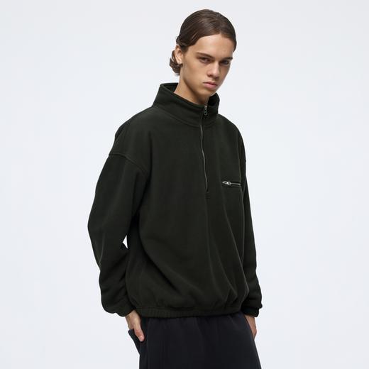 WassupHouse摇粒绒套头半拉链外套 商品图2