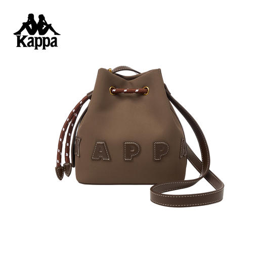 Kappa 抽绳水桶包女士新款单肩背包斜挎包轻便设计感包K0G28BD18 商品图0