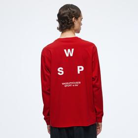 WassupHouse标点印花长袖T恤