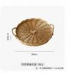 藤编圆形花边篮/1*1个 商品图0