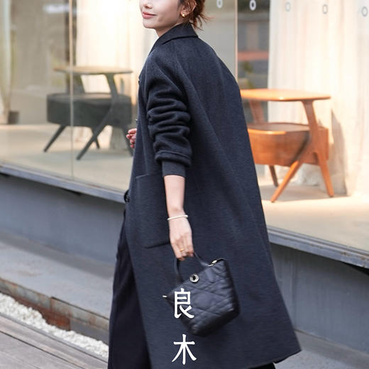 【特价不退换】【部分现货】良木礼翻领羊毛大衣（2666） 商品图6