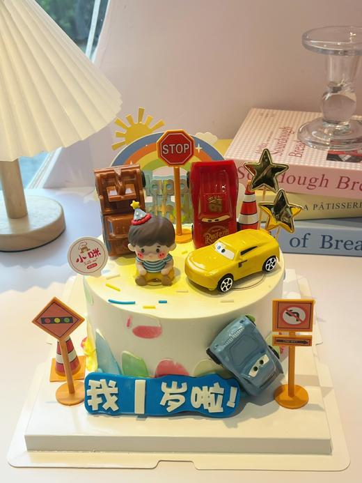男孩汽车蛋糕（下单备注岁数） 商品图0